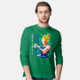Dad Number One-mens long sleeved tee-Angel Rotten