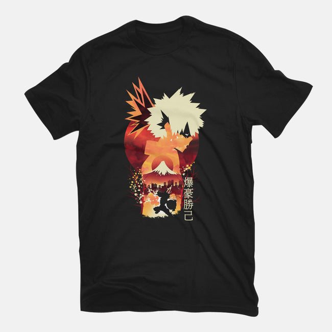 Bakugou Night-womens fitted tee-dandingeroz
