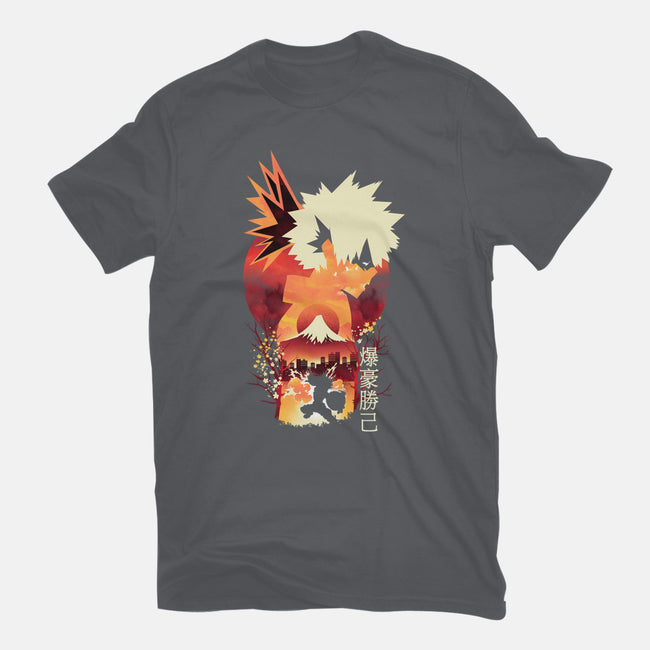 Bakugou Night-womens fitted tee-dandingeroz