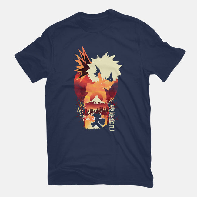 Bakugou Night-womens fitted tee-dandingeroz