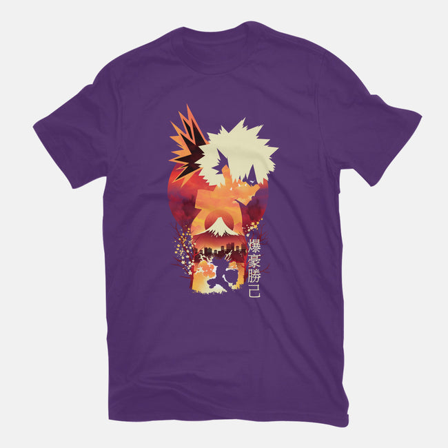 Bakugou Night-womens fitted tee-dandingeroz