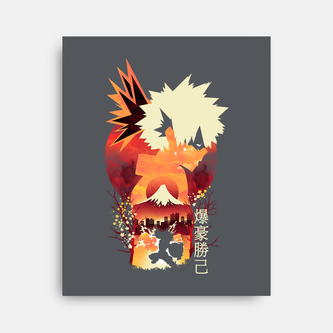 Bakugou Night-none stretched canvas-dandingeroz