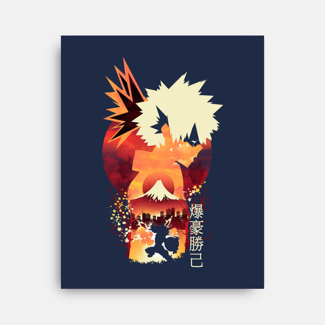 Bakugou Night-none stretched canvas-dandingeroz