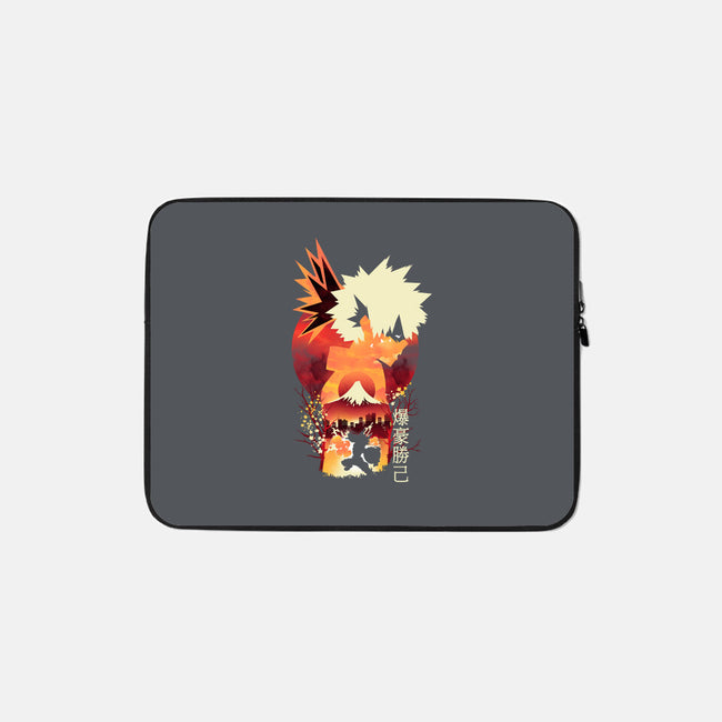 Bakugou Night-none zippered laptop sleeve-dandingeroz