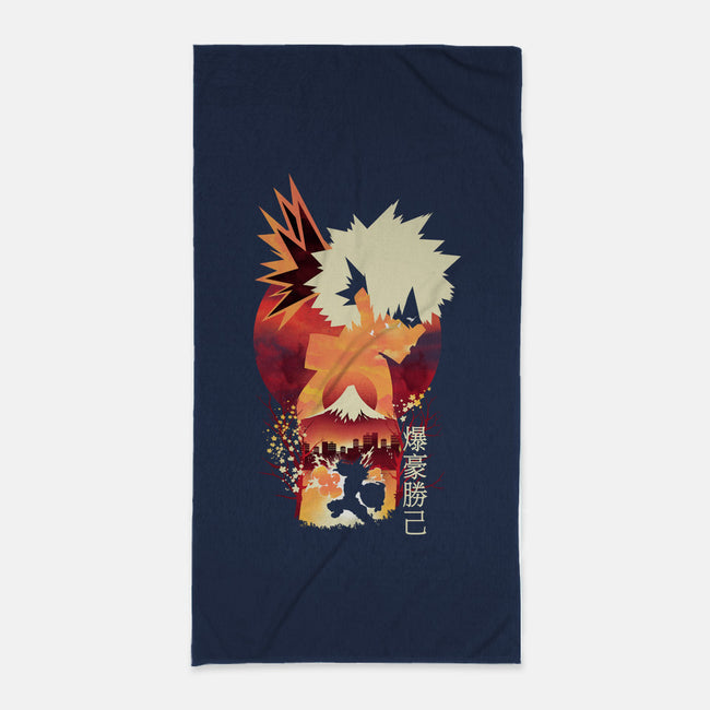 Bakugou Night-none beach towel-dandingeroz