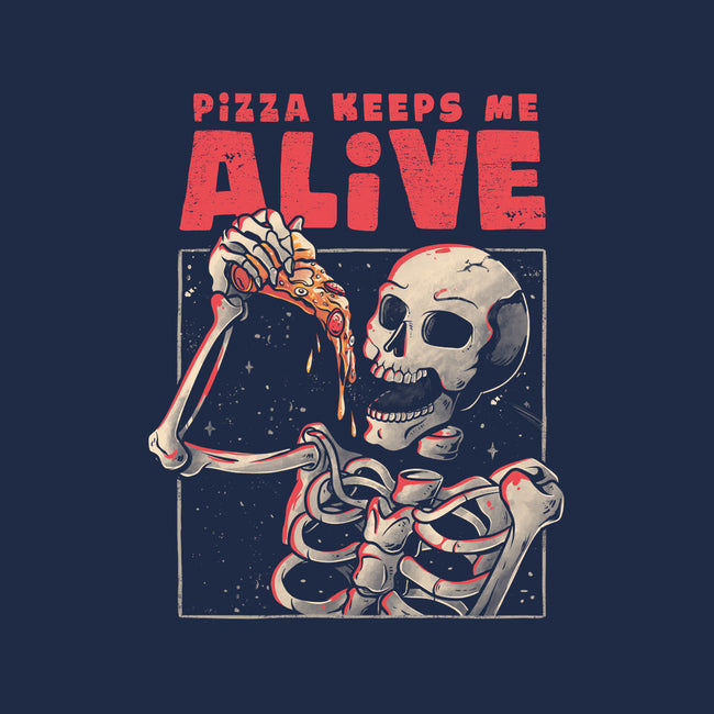 Pizza Keeps Me Alive-none polyester shower curtain-eduely