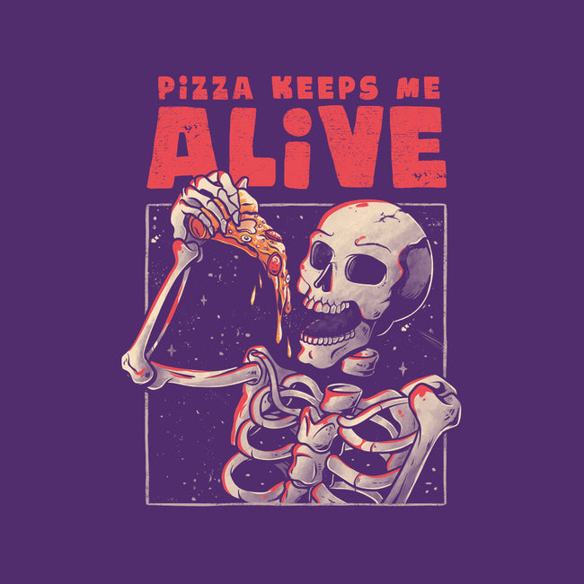 Pizza Keeps Me Alive-none dot grid notebook-eduely