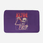 Pizza Keeps Me Alive-none memory foam bath mat-eduely