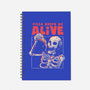 Pizza Keeps Me Alive-none dot grid notebook-eduely