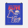 Pizza Keeps Me Alive-none matte poster-eduely