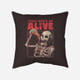 Pizza Keeps Me Alive-none removable cover w insert throw pillow-eduely