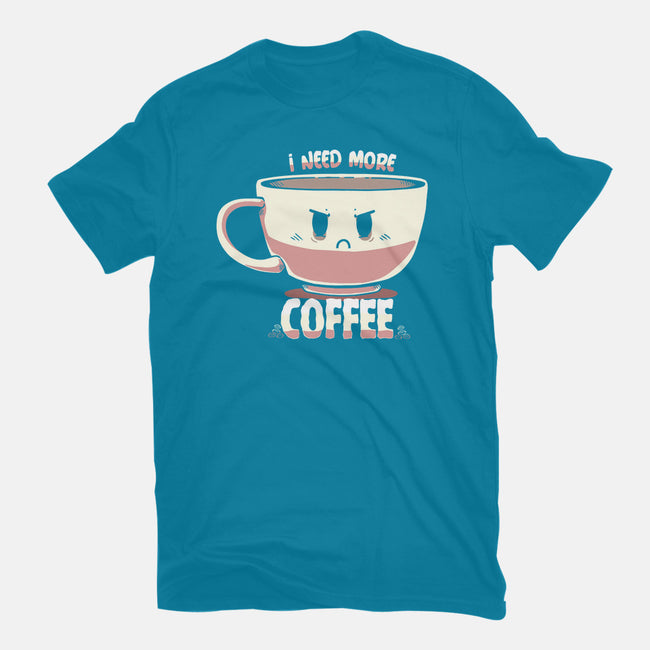 I Need More Coffee-mens basic tee-TechraNova