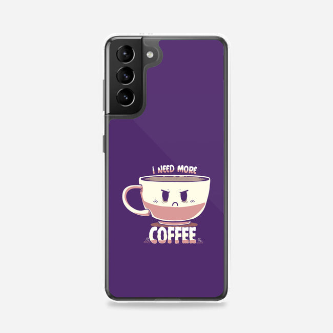 I Need More Coffee-samsung snap phone case-TechraNova