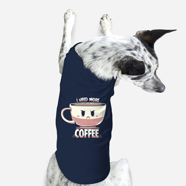I Need More Coffee-dog basic pet tank-TechraNova