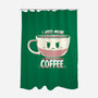 I Need More Coffee-none polyester shower curtain-TechraNova