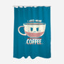 I Need More Coffee-none polyester shower curtain-TechraNova