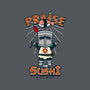 Praise the Sushi-unisex crew neck sweatshirt-Boggs Nicolas