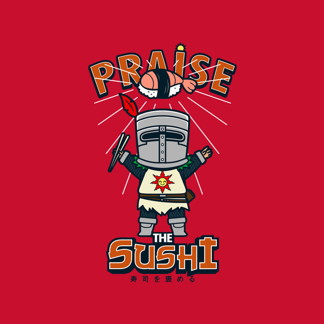 Praise the Sushi-none removable cover throw pillow-Boggs Nicolas