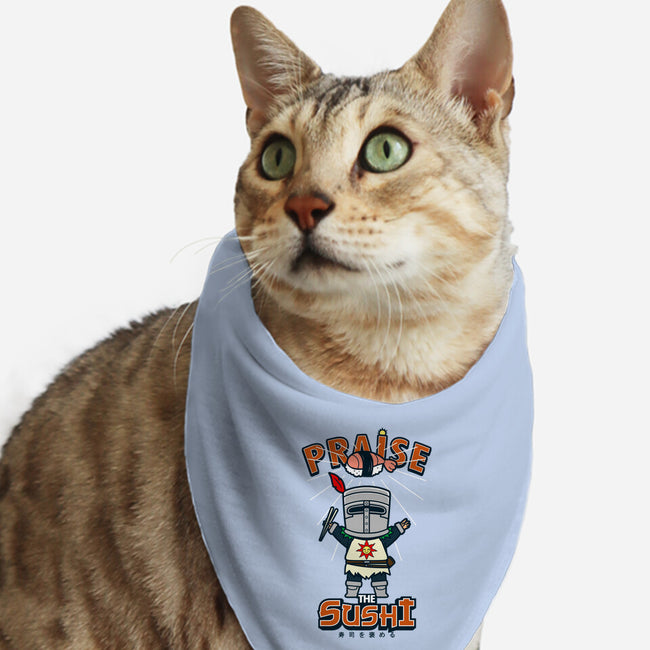 Praise the Sushi-cat bandana pet collar-Boggs Nicolas
