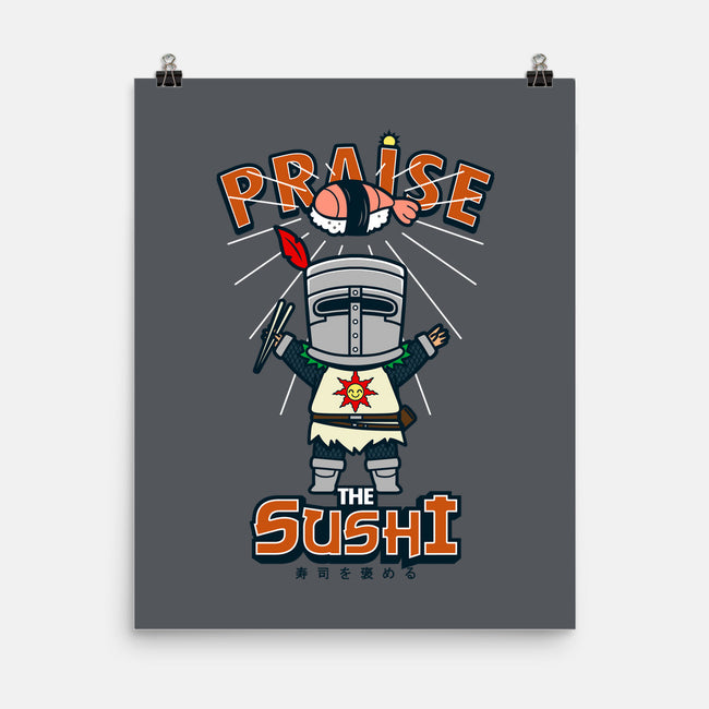 Praise the Sushi-none matte poster-Boggs Nicolas