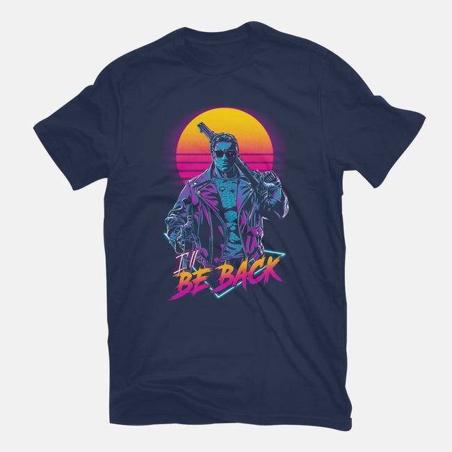 He'll Be Back-mens basic tee-ddjvigo