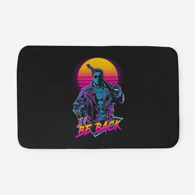 He'll Be Back-none memory foam bath mat-ddjvigo