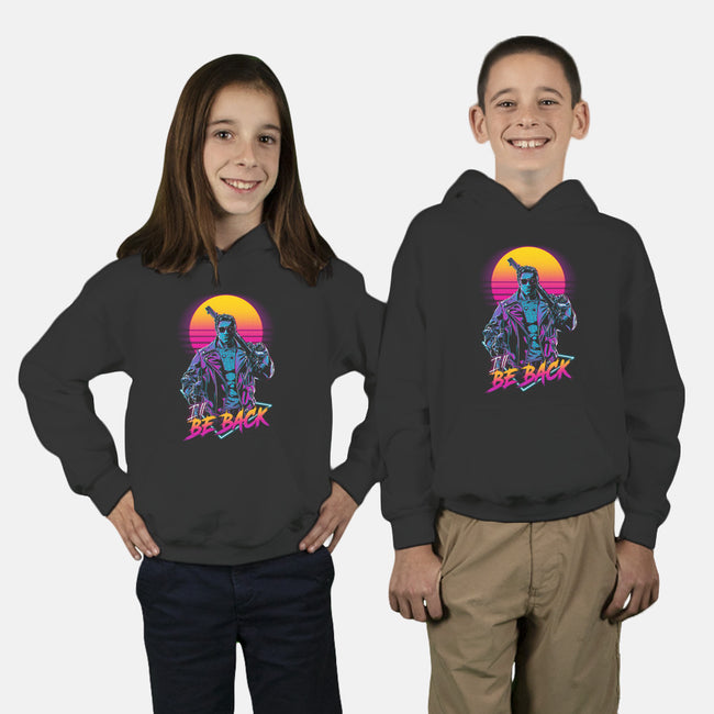 He'll Be Back-youth pullover sweatshirt-ddjvigo