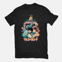 Go Beyond-womens fitted tee-Corgibutt
