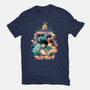 Go Beyond-womens fitted tee-Corgibutt
