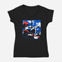 Delivery Resting-womens v-neck tee-estudiofitas