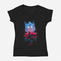 Commander-womens v-neck tee-Donnie