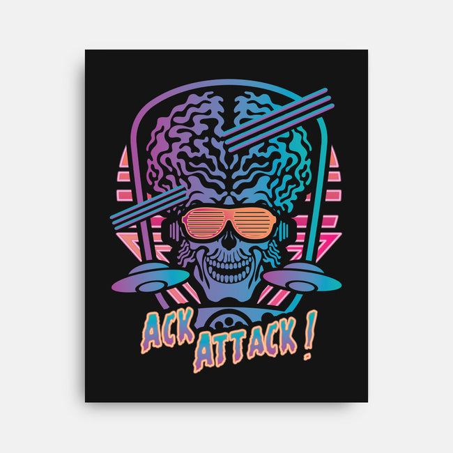 Ack Attack-none stretched canvas-jrberger