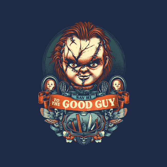 Say Hi To The Good Guy-none removable cover throw pillow-glitchygorilla