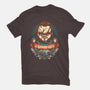 Say Hi To The Good Guy-womens basic tee-glitchygorilla