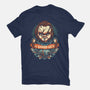 Say Hi To The Good Guy-womens basic tee-glitchygorilla