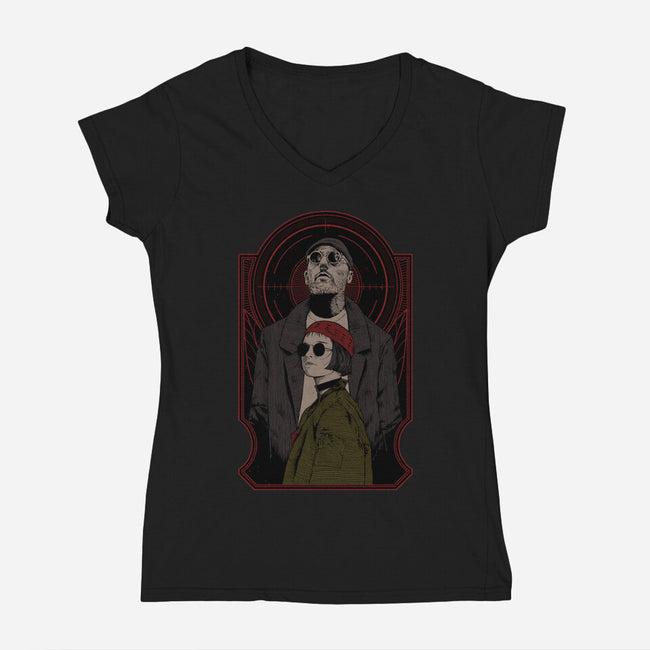 The Professional-womens v-neck tee-Hafaell