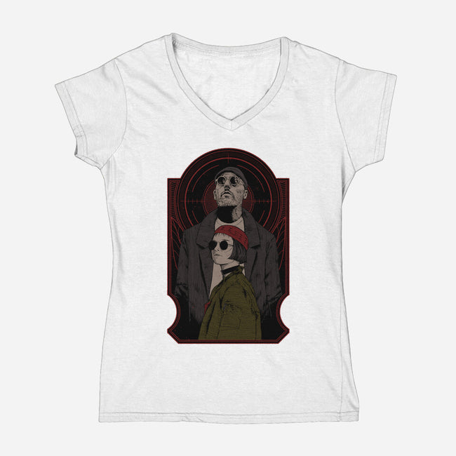 The Professional-womens v-neck tee-Hafaell