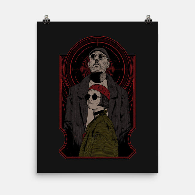 The Professional-none matte poster-Hafaell