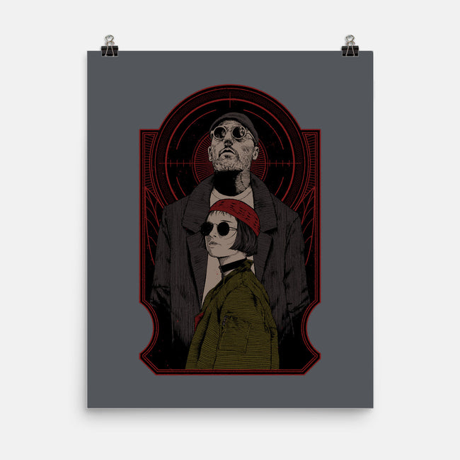 The Professional-none matte poster-Hafaell