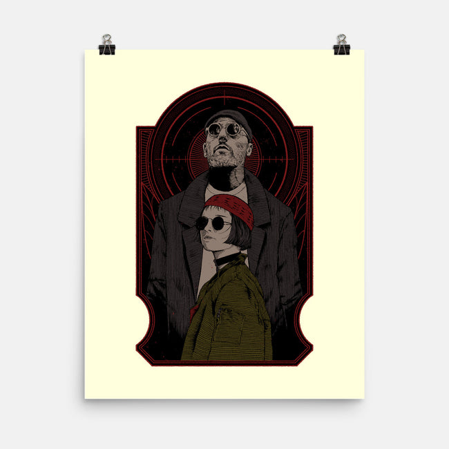 The Professional-none matte poster-Hafaell