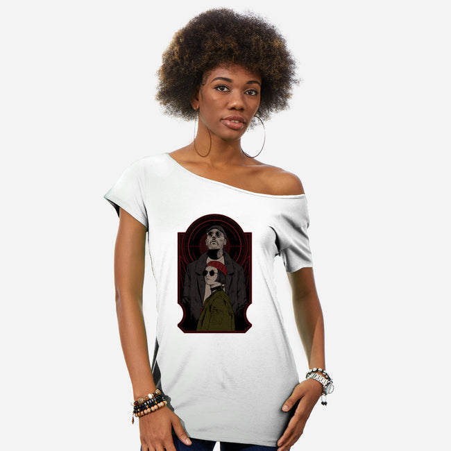 The Professional-womens off shoulder tee-Hafaell