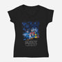Robot Wars-womens v-neck tee-dalethesk8er