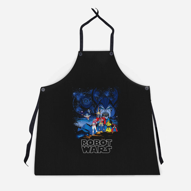 Robot Wars-unisex kitchen apron-dalethesk8er