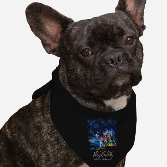 Robot Wars-dog bandana pet collar-dalethesk8er