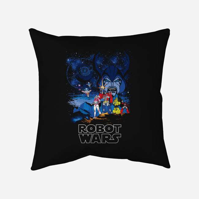 Robot Wars-none removable cover throw pillow-dalethesk8er