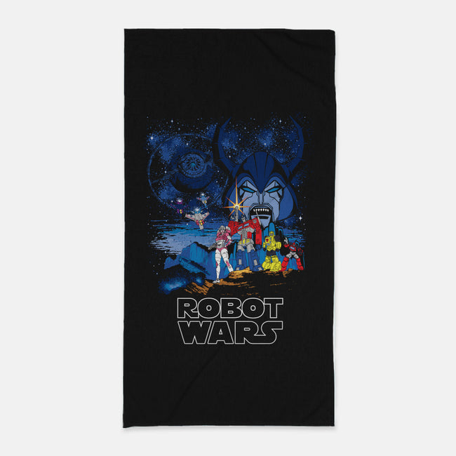 Robot Wars-none beach towel-dalethesk8er