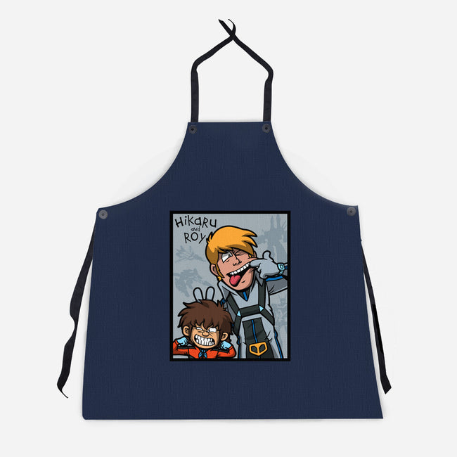 Hikaru And Roy-unisex kitchen apron-Boggs Nicolas