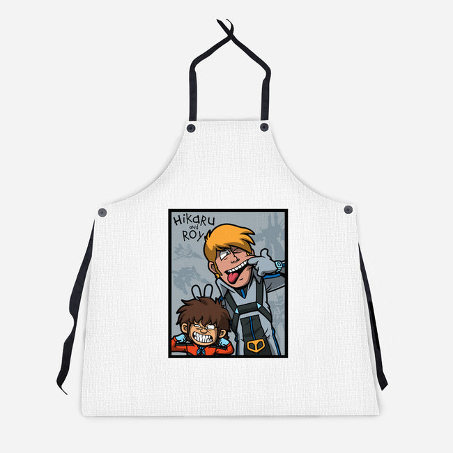 Hikaru And Roy-unisex kitchen apron-Boggs Nicolas