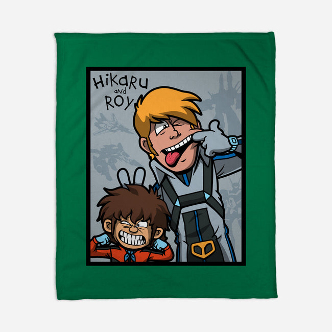 Hikaru And Roy-none fleece blanket-Boggs Nicolas