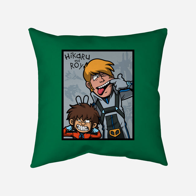 Hikaru And Roy-none removable cover throw pillow-Boggs Nicolas
